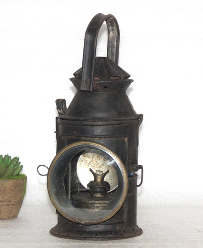Antique iron lamp lantern - iron,