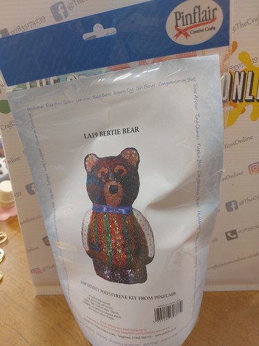 Pinflair bertie bear - bertie, low