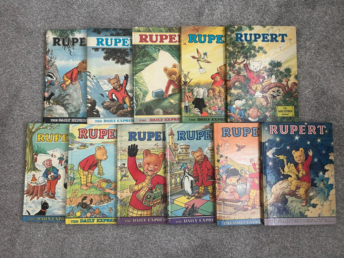 Rupert bear annuals - annuals,