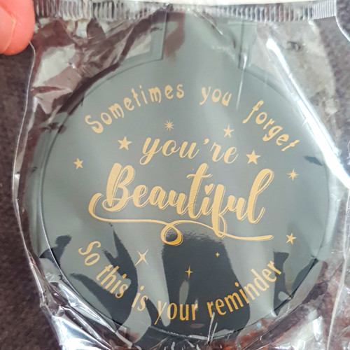 Compact make mirror travel - make, up