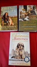 3 x Dog factual books- Kate Humble, Battersea Dogs Home & Royal Families Animals