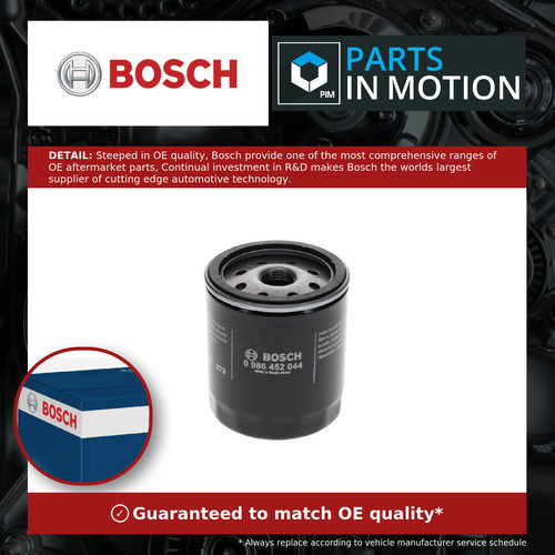 Oil filter 0986452044 bosch - filter,