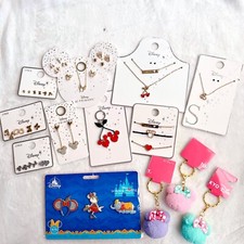Disney Minnie Mouse Mickey Necklace earring keyring Primark
