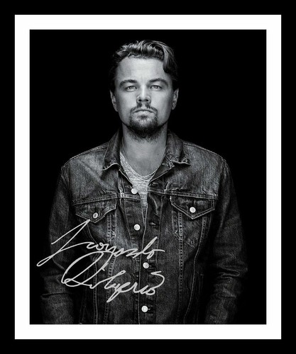 Leonardo dicaprio autograph - dicaprio,