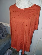 Bon Marche Short Sleeve Tunic Top 24 Sparkly Viscose