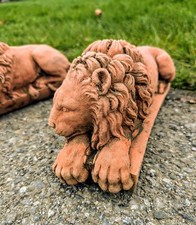 Pair terracotta canova - terracotta,