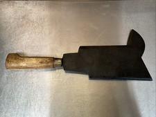 Vintage double edged billhook similar to Yorkshire pattern, hedge laying tool