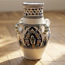 VINTAGE hand painted MOROCCAN