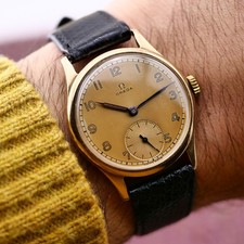 Omega Solid Gold 9ct Vintage