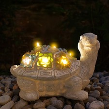 SOLAR GARDEN STATUE ORNAMENT