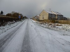 Photo 6x4 Snow along Claragh