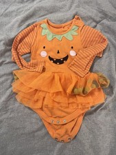 Halloween Pumpkin Tutu 9-12m
