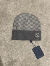LV Beanie Men's Grey
