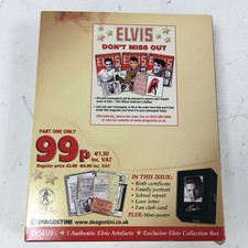 Elvis Presley Collector's Edition Part 1 Box Set by DeAgostini Video, Posters