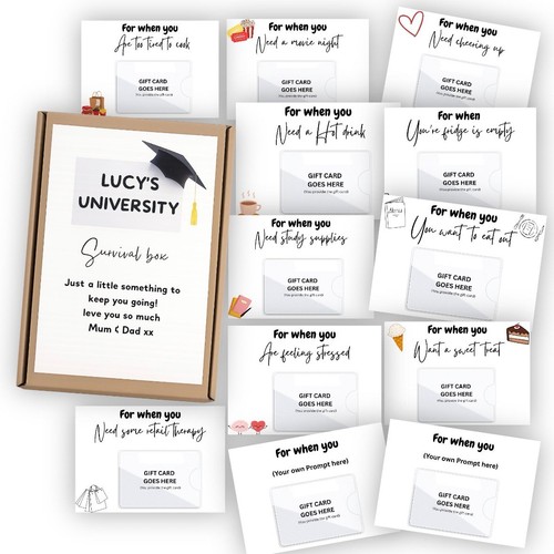 University survival gift - university,