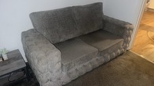 X2 Grey Comfortable 2-Seater Sofa