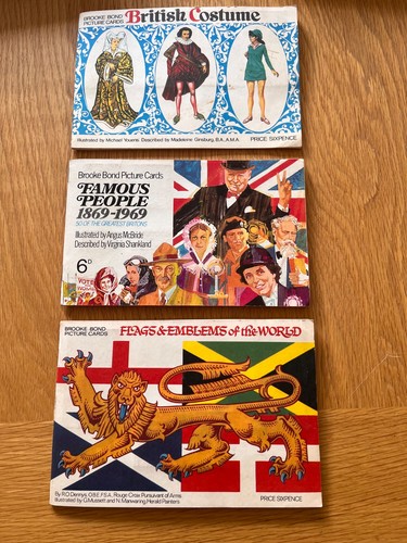 Brooke bond tea cards albums - bond,