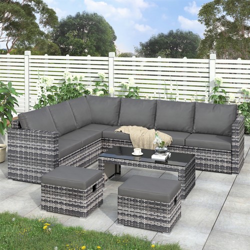 Rattan garden furniture set - rattan,