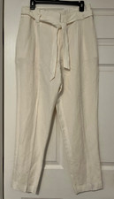 Ladies linen blend 2 pocket