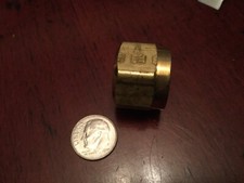 Nut tube coupling brass SAE J246-96 nsn 4730-01-371-4370 M915 semi truck brake