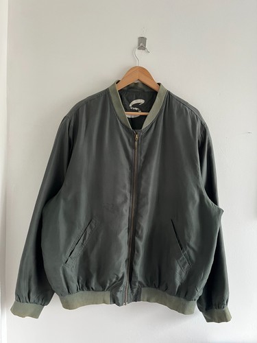 Vintage green unisex 100 - green, silk
