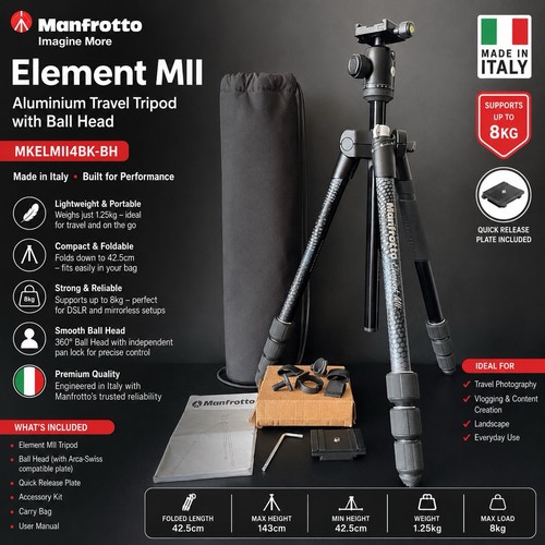 Manfrotto element mii - manfrotto,