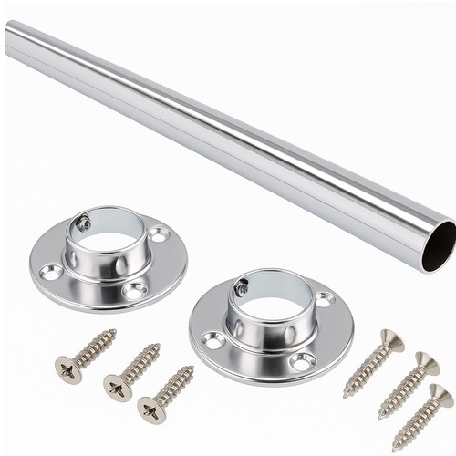 Ianpav wardrobe rail - rail, chrome