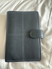 Filofax Classic Stitch Soft BNWOT BLACK
