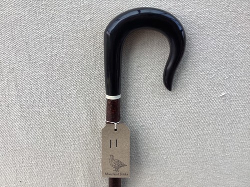Buffalo horn shepherds crook - horn,