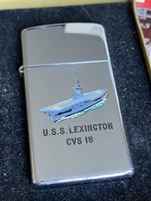 USS Lexington CVS 16 Zippo