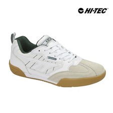 Hi Tec Squash Classic White Non Marking Sole Sports Shoes Court Trainers