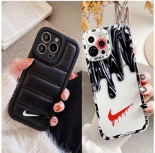Case For iPhone 17 16 15 14 13 12 11 air plus Pro Max - Nike Design Puffer case
