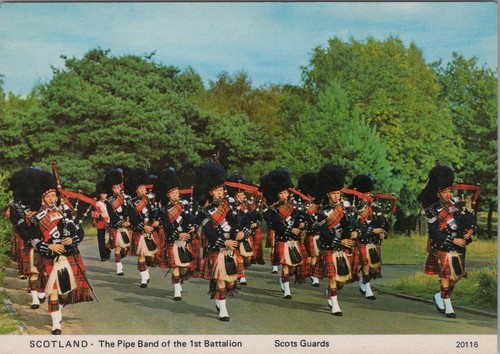 Military postcard the pipe - the,