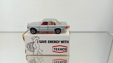 Majorette Promo Texaco Mercedes 450 SE Metallic Silver Grey Near Mint In Box