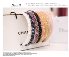 New Fashion Women Jewel Gems Headband Crystal Hair Band Girl Ladies Headwear 