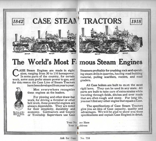 Vintage 1918 case dealer - 1918,