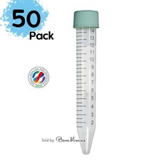 50pcs 15ml Centrifuge Tubes