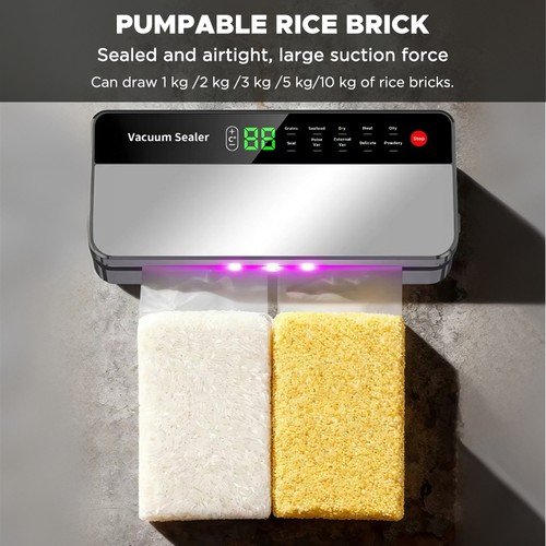 Double heat seal vacuum sealer - vacuum,