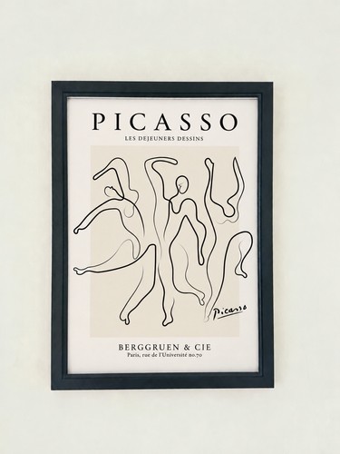 Picasso dancers line art print - dancers,