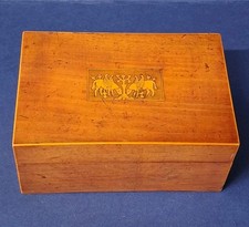 Antique wooden cigarette box - antique,