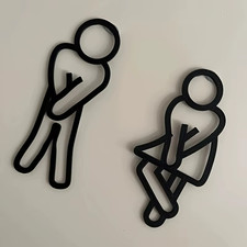 Funny Bathroom Signs for Men