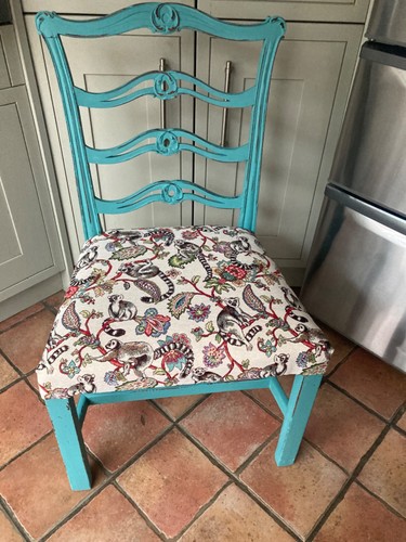 Vintage wooden chair - wooden, light