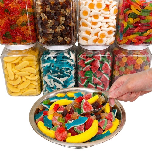 Build your own gummy candy - build, mix