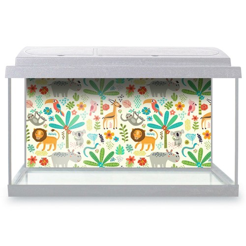 Fish tank background 90x45cm - tank,