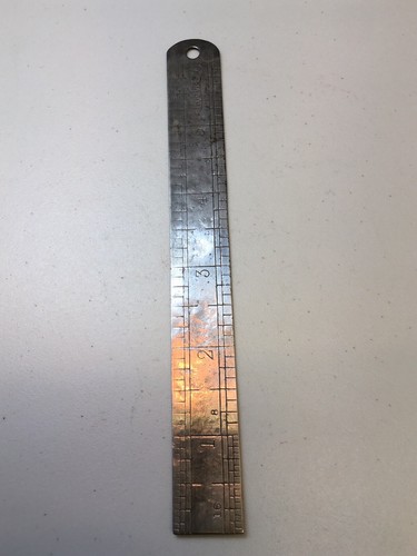 Rule vintage watchmakers tool - vintage,