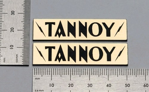 Tannoy speaker badge emblem - badge,