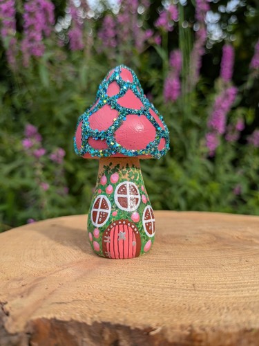 Whimsical mushroom fairy house - whimsical,