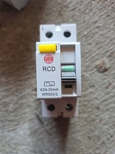 Wylex 63a  30ma Rcd
