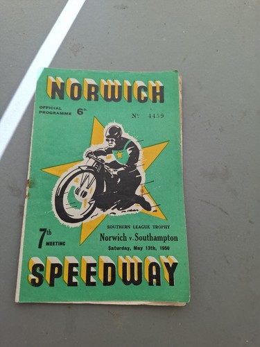 1950 speedway programme