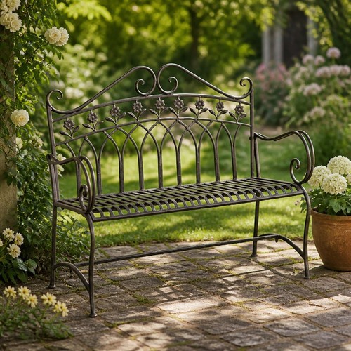 Seat vintage garden bench - 2,